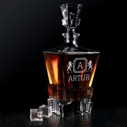 Karafka Ice Blink z grawerem dla konesera whisky na imieniny