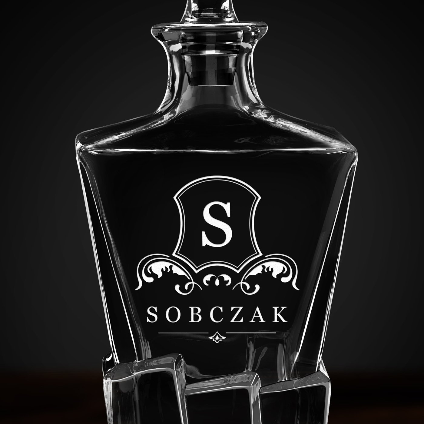 Karafka Ice Blink z grawerem dla gentlemana