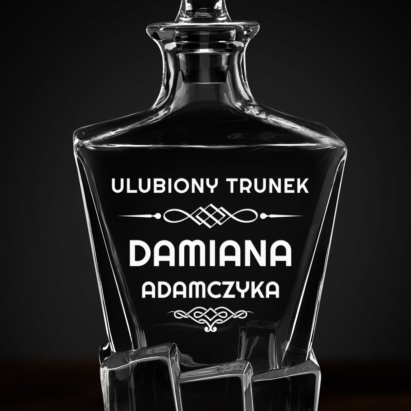 Karafka Ice Blink z grawerem dla konesera whisky
