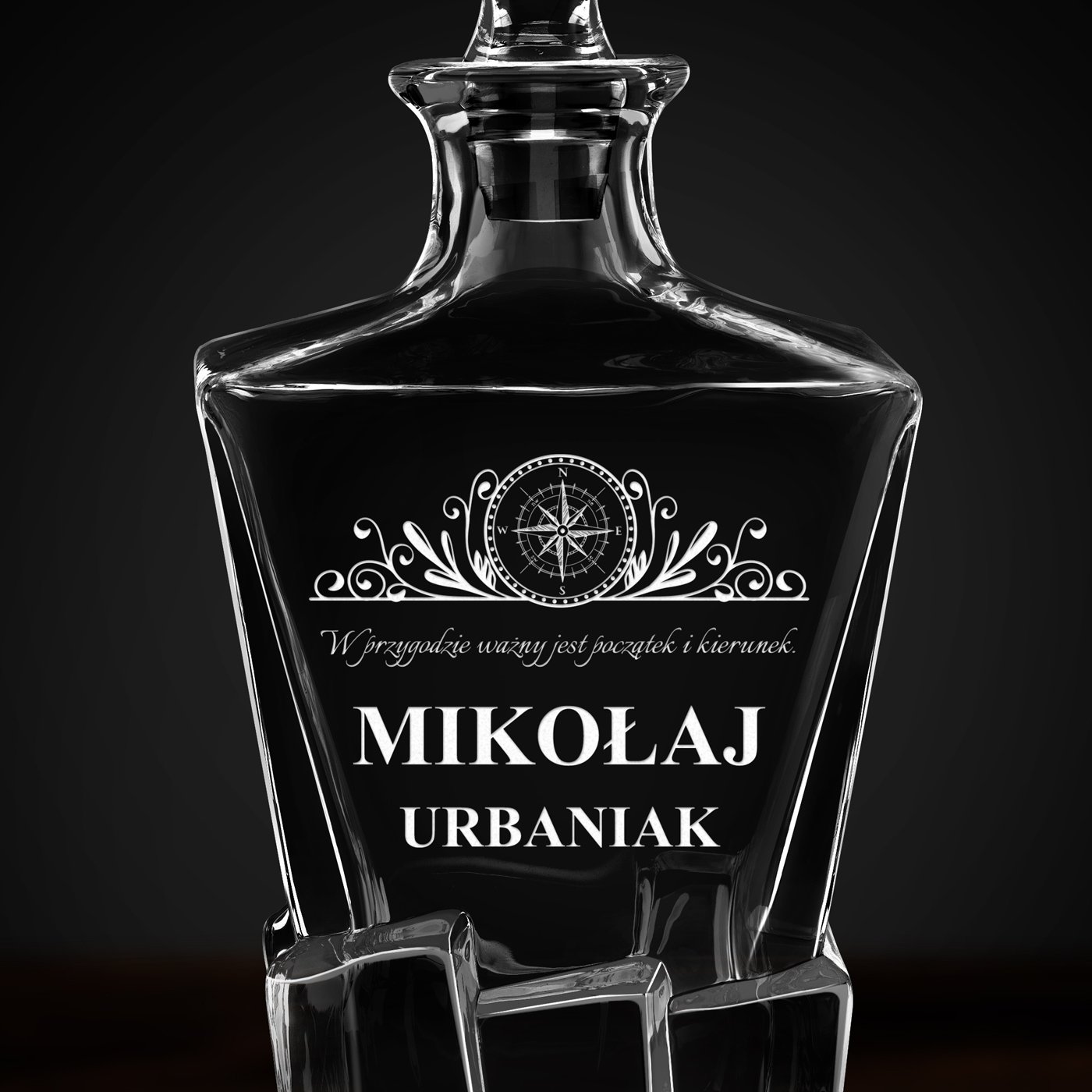 Karafka Ice Blink z grawerem dla podróżnika