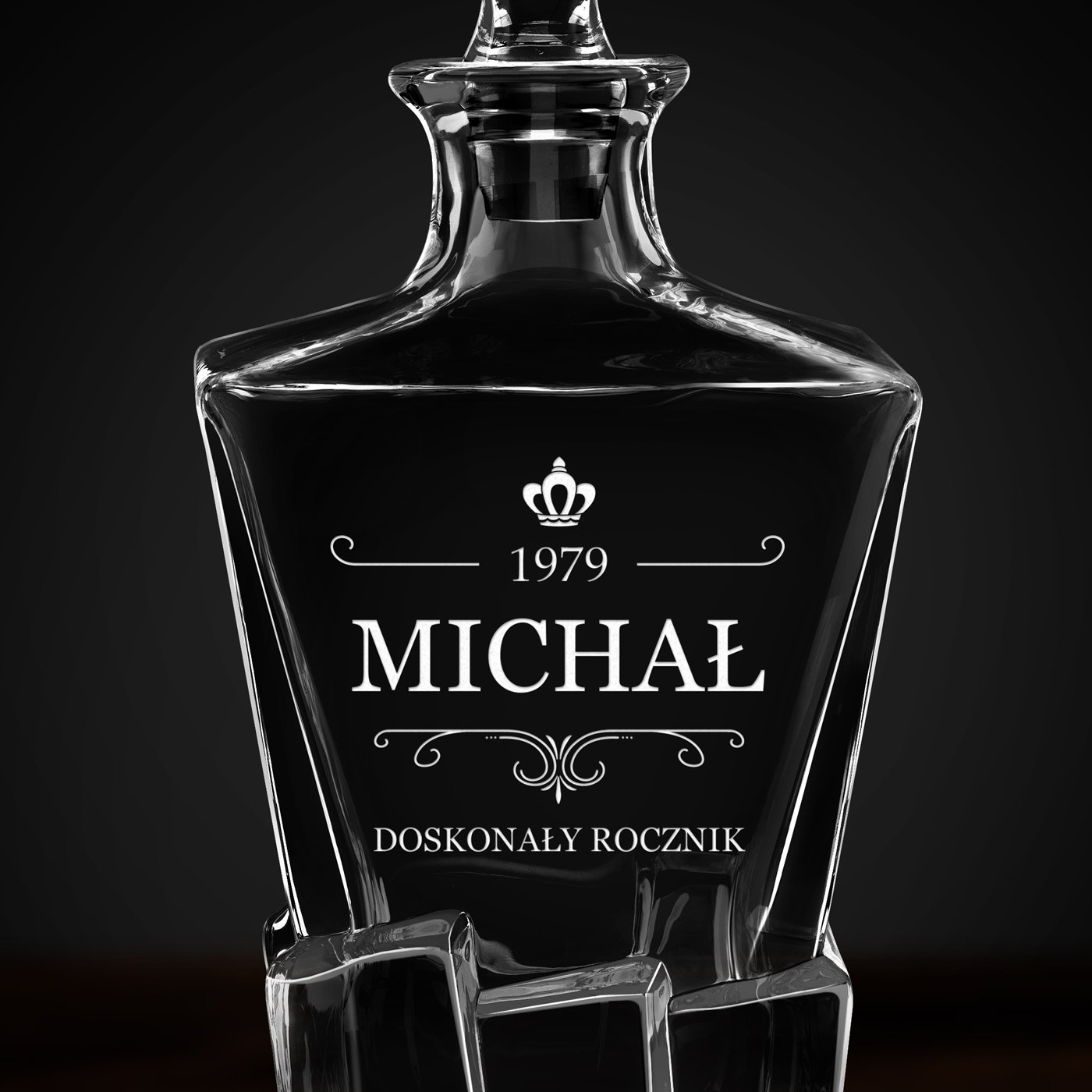 Karafka Ice Blink z grawerem dla konesera whisky na imieniny urodziny