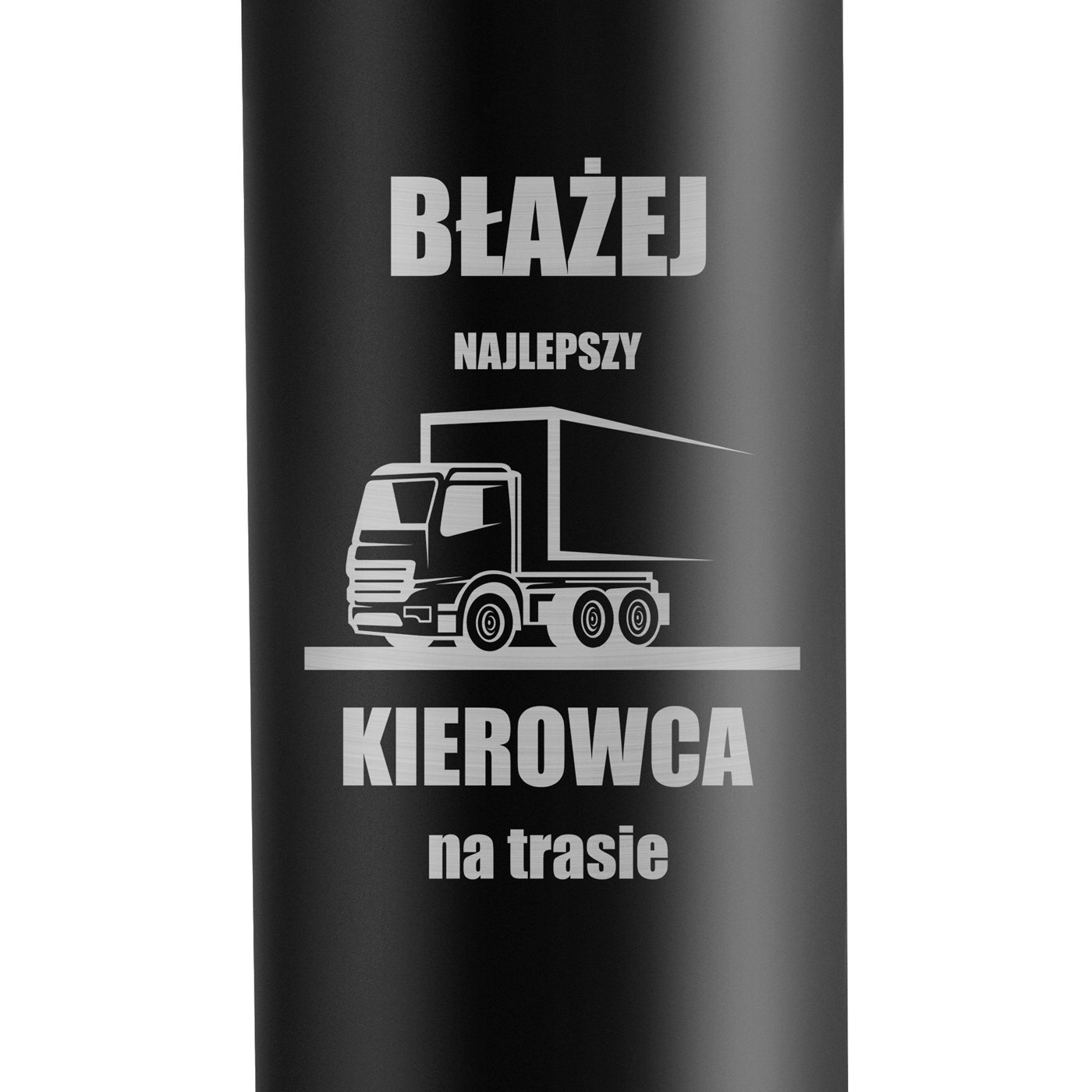 Kubek termiczny czarny z grawerem dla kierowcy
