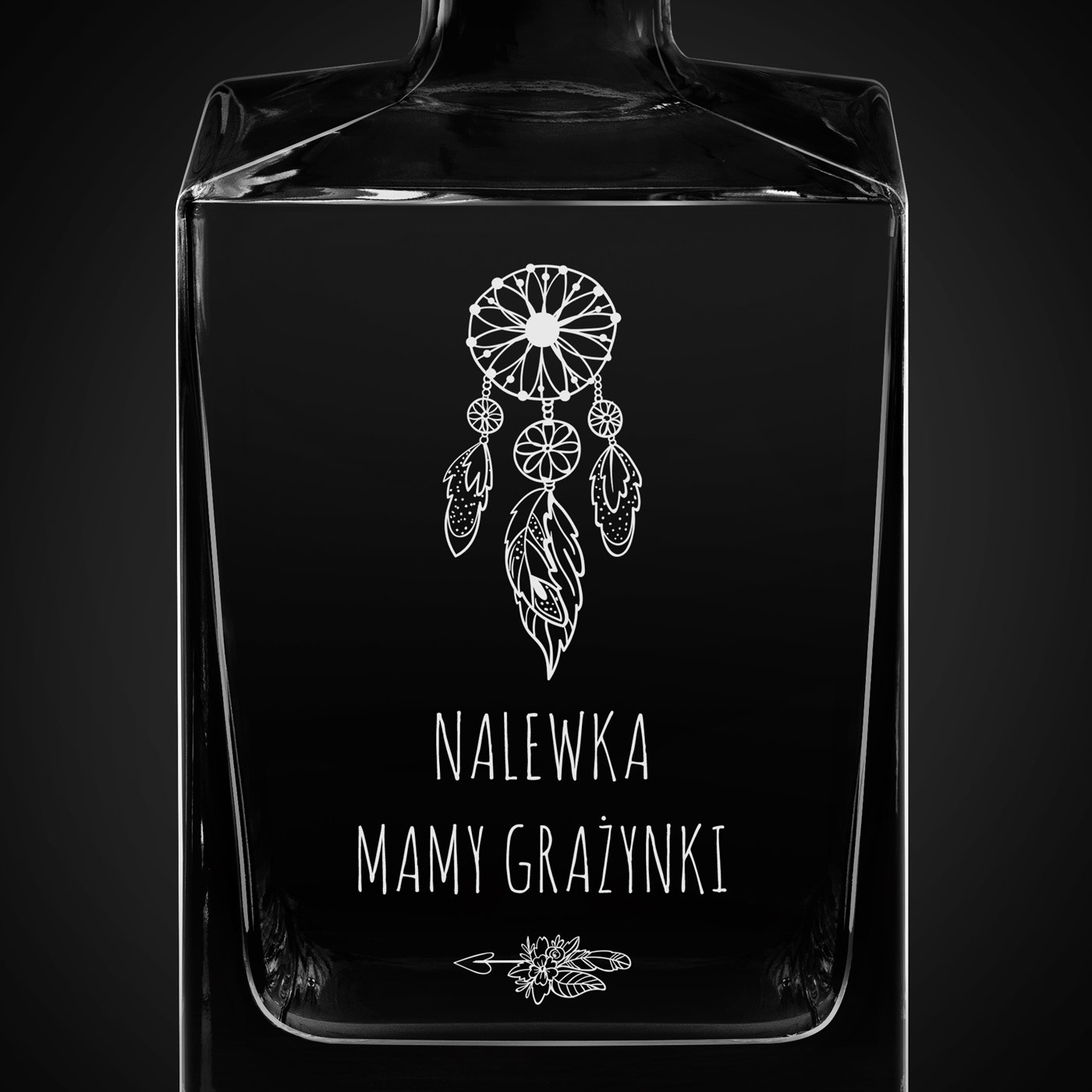 Karafka do whisky cube z grawerem dla mamy