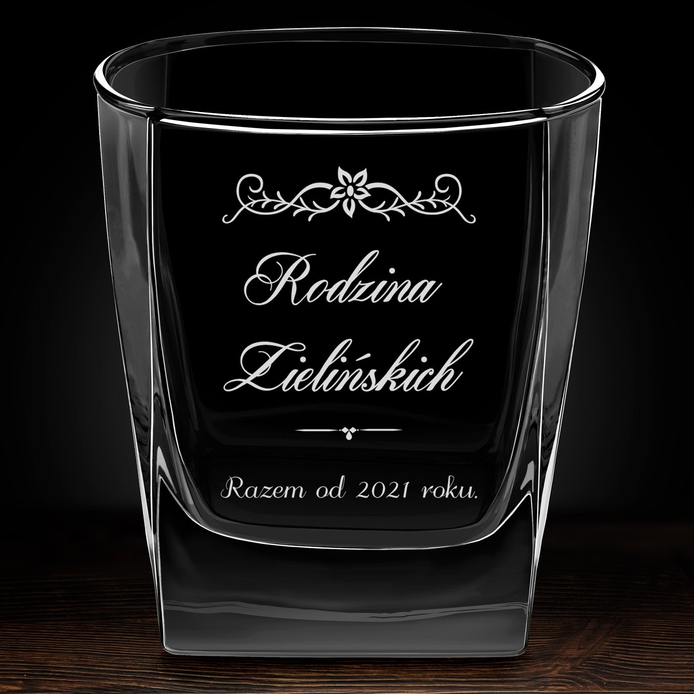 Szklanki grawerowane do whisky x6 komplet dla pary na rocznicę ślubu