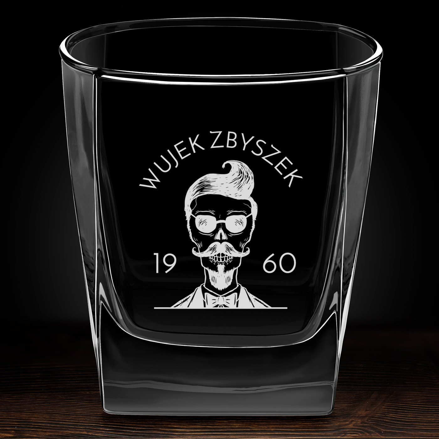 Szklanki grawerowane do whisky x6 komplet dedykacja dla wujka