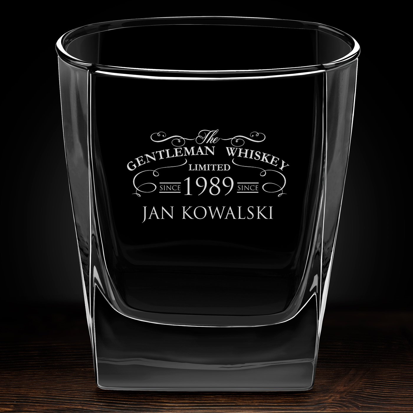 Szklanki grawerowane do whisky x6 komplet dedykacja dla gentlemana na urodziny