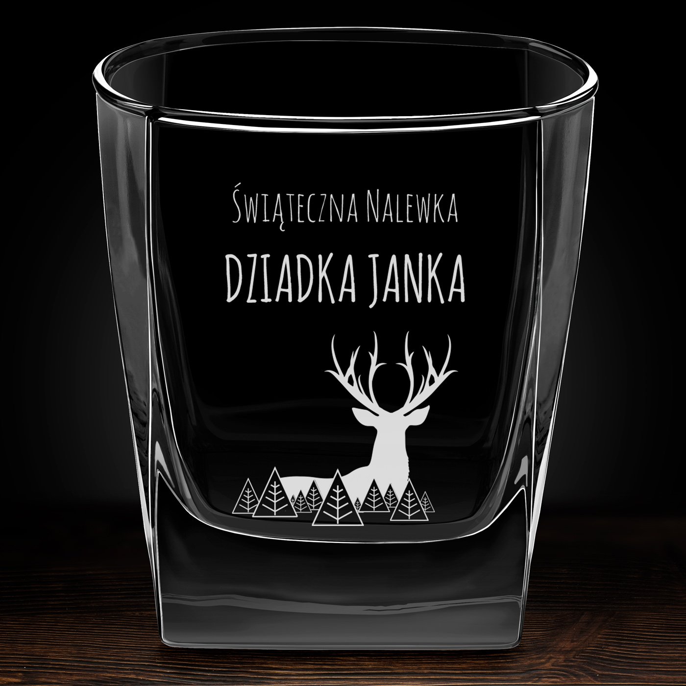 Szklanki grawerowane do whisky x6 komplet dla dziadka na święta