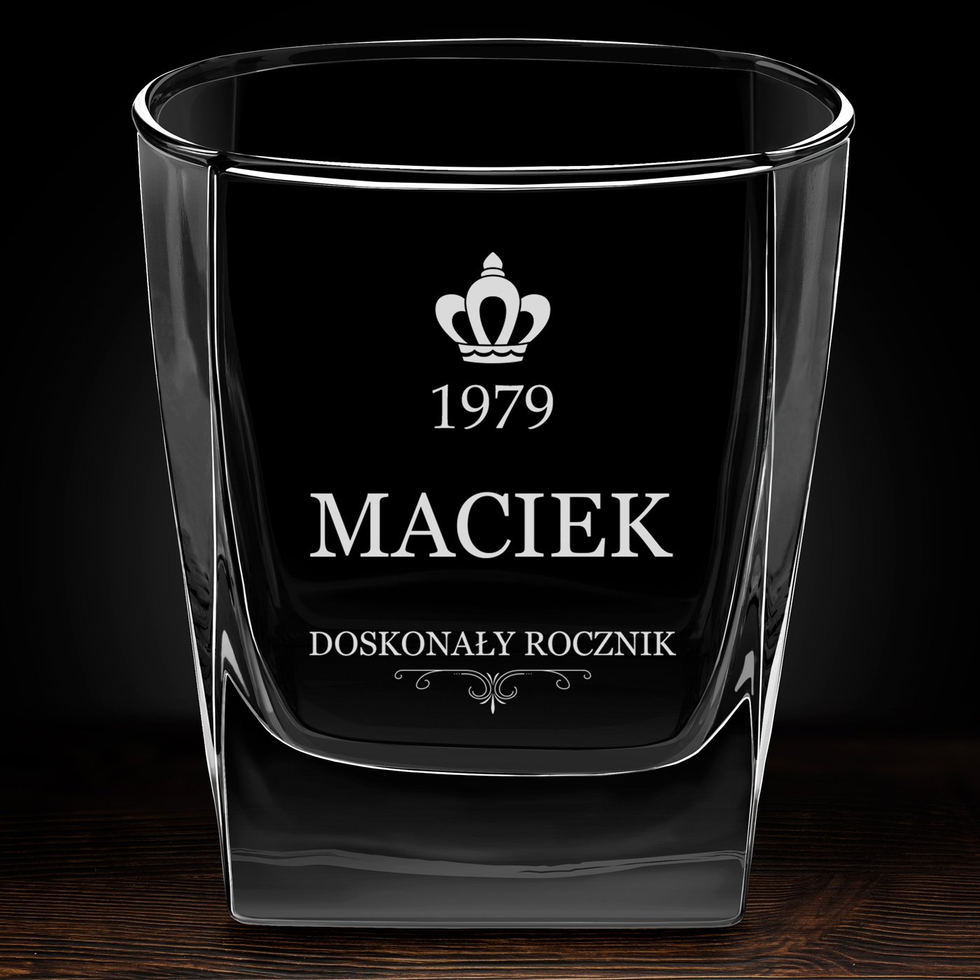 Szklanka do whisky z grawerem dla niego na urodziny