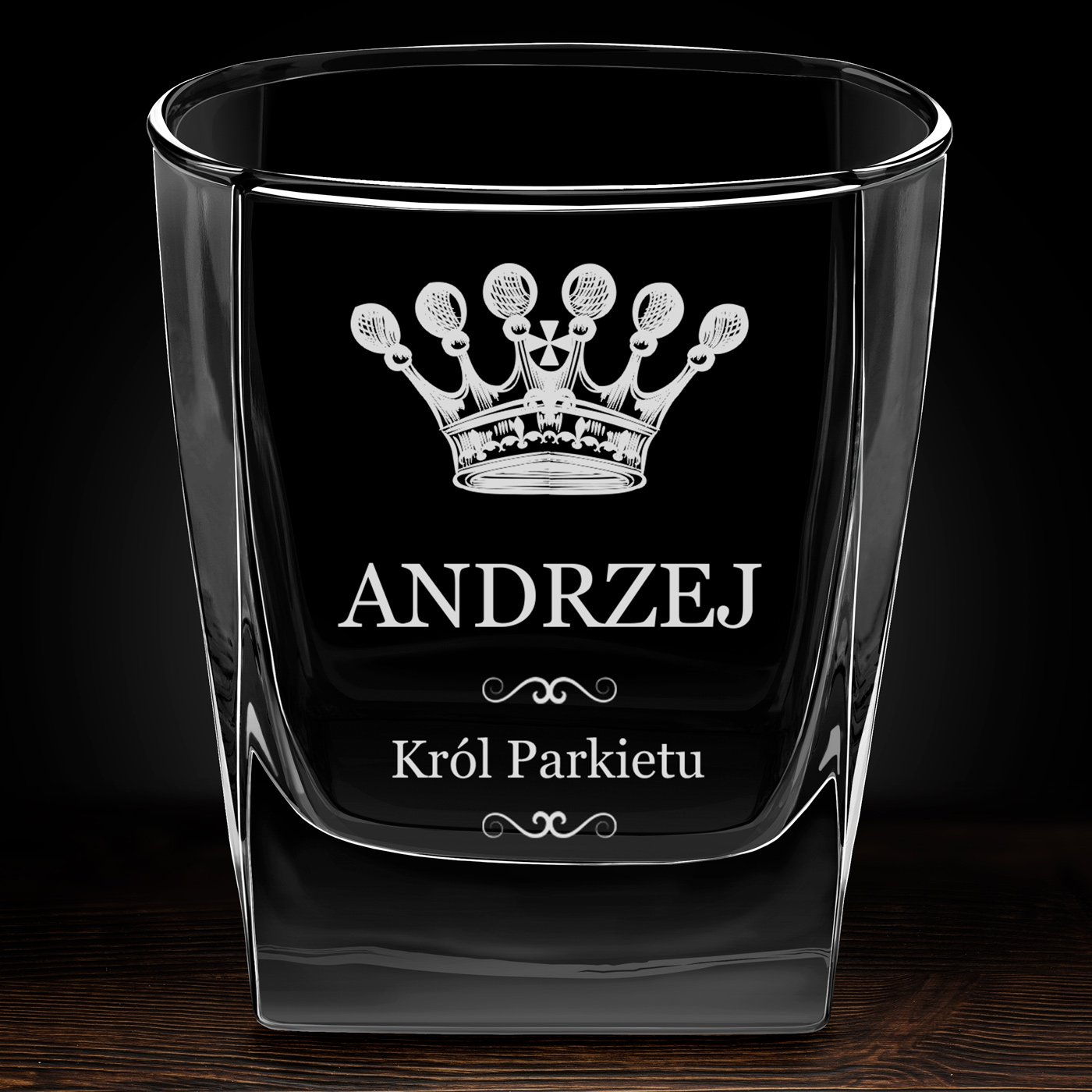 Szklanka do whisky z grawerem dla tancerza