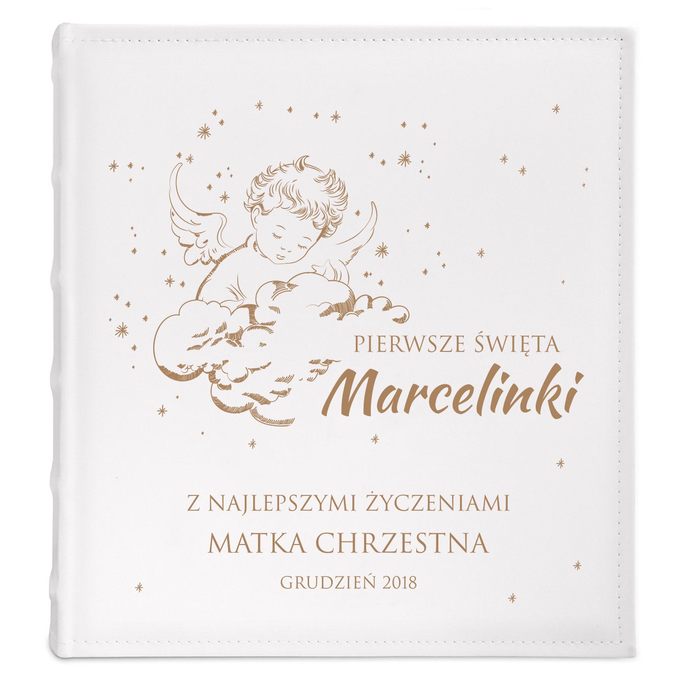 Album na zdjęcia z nadrukiem dla dziewczynki na święta