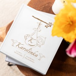 Album na zdjęcia z nadrukiem dla dziewczynki na komunię