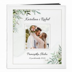 Album na zdjęcia z nadrukiem i Twoim zdjęciem dla pary na ślub