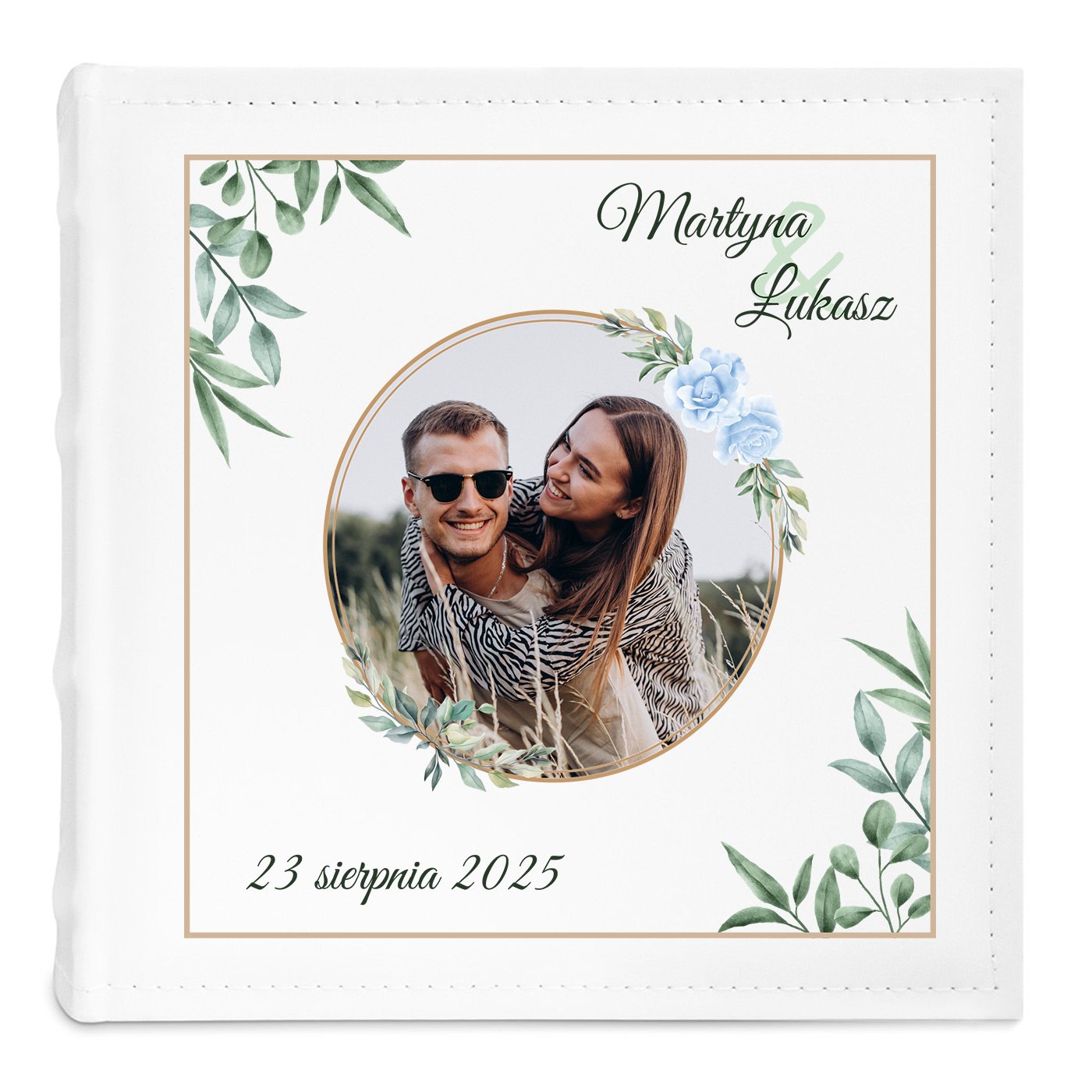 Album na zdjęcia z nadrukiem i Twoim zdjęciem dla pary na ślub
