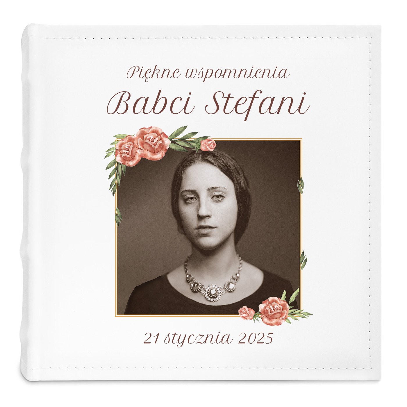 Album na zdjęcia z nadrukiem i Twoim zdjęciem dla babci