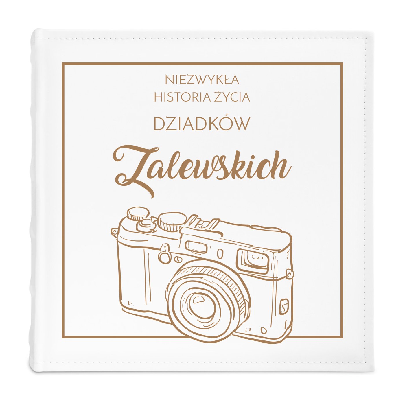 Duży album na zdjęcia z nadrukiem dla dziadków
