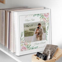 Duży album na zdjęcia z Twoim zdjęciem dla pary na ślub