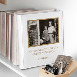 Duży album na zdjęcia z Twoim zdjęciem dla dziadka
