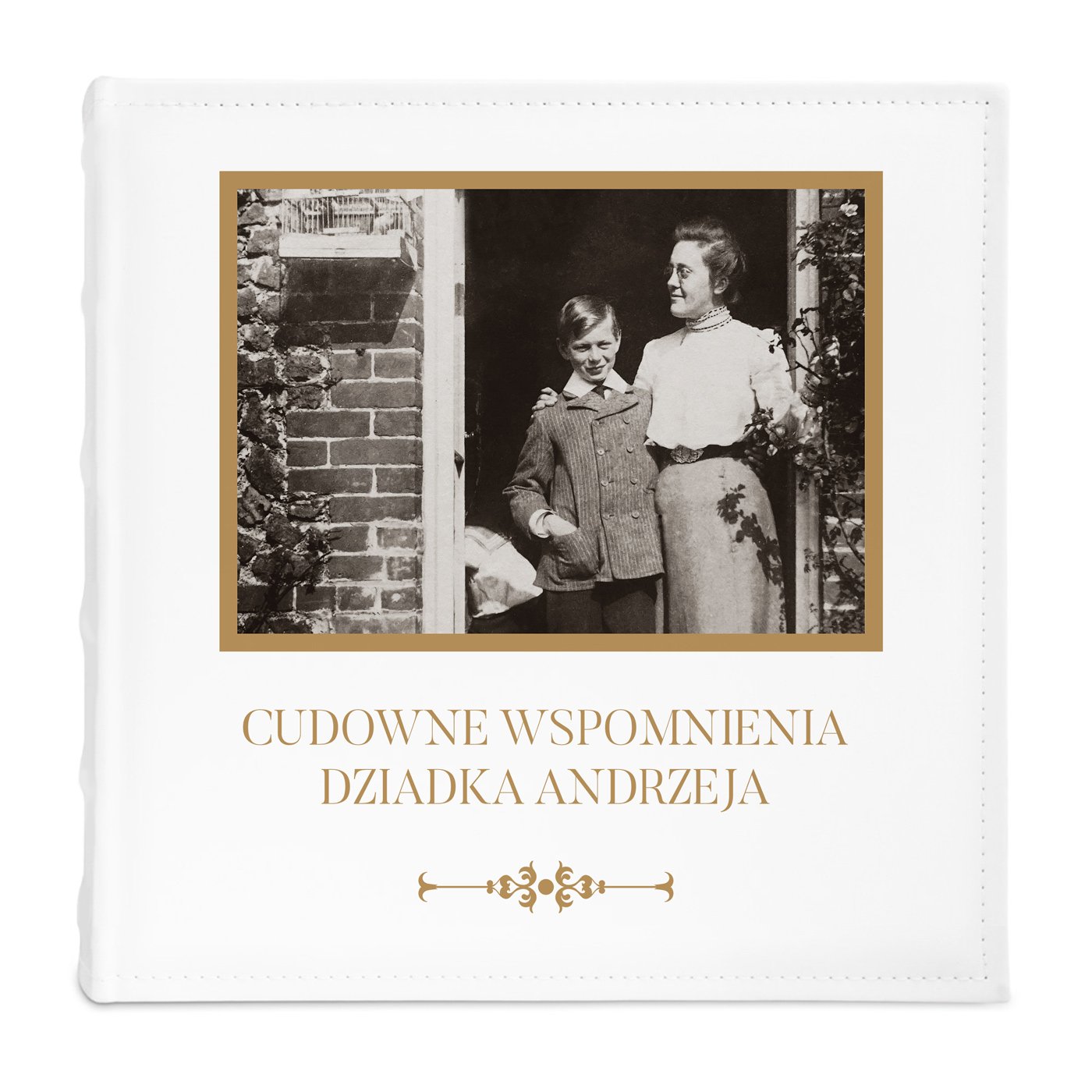 Duży album na zdjęcia z Twoim zdjęciem dla dziadka