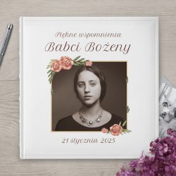 Duży album na zdjęcia z Twoim zdjęciem dla babci na Dzień Babci