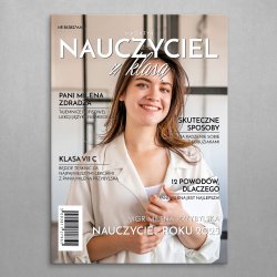 Plakat metalowy personalizowany L ze zdjęciem Nauczyciel z Klasą dla nauczycielki wychowawczyni