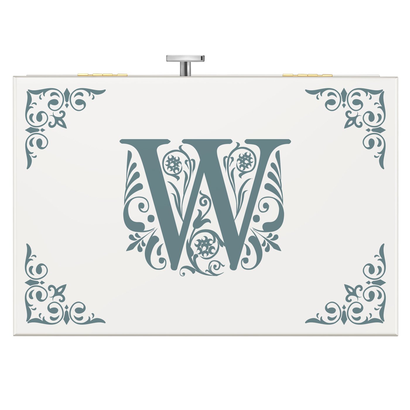 Szkatułka na biżuterię z pozytywką i szufladką z nadrukiem dla niej dziewczynki na imieniny