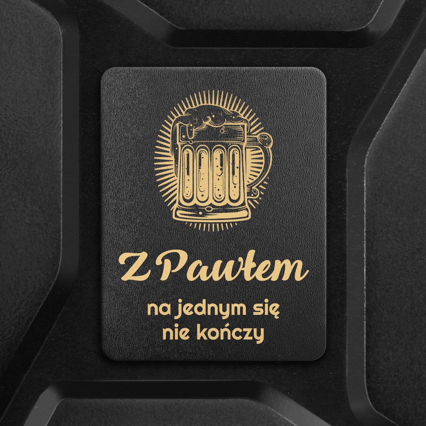 Kanister barek z grawerem dla piwosza na imieniny