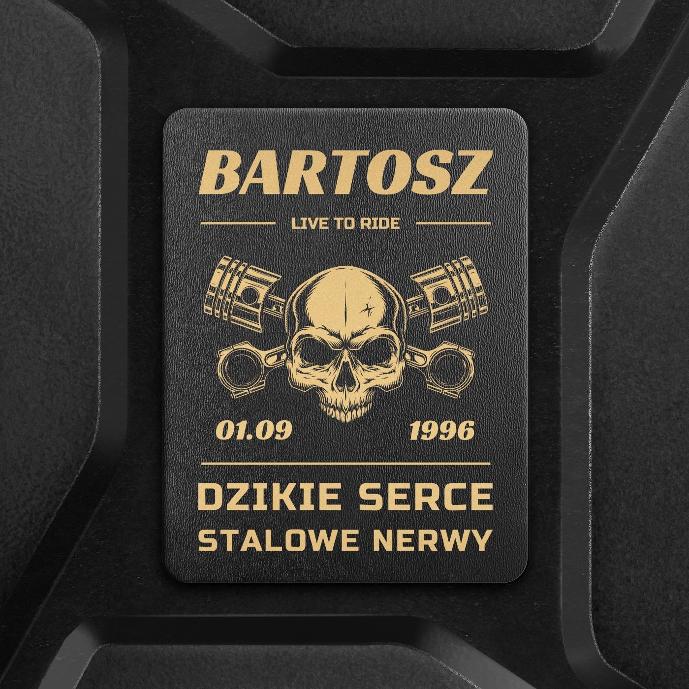 Kanister barek z grawerem dla fana motoryzacji motocyklisty na urodziny