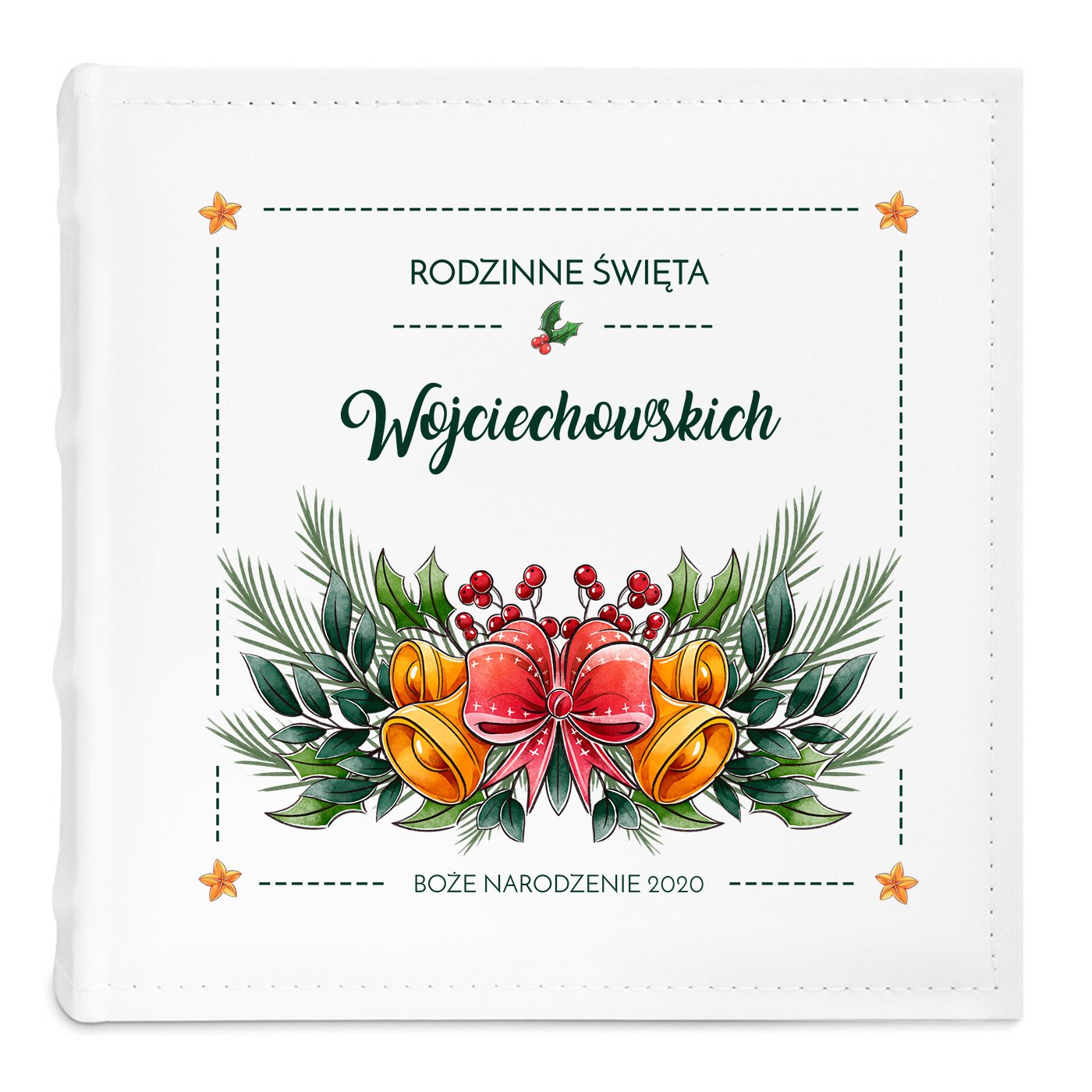Album na zdjęcia z nadrukiem dla pary na święta
