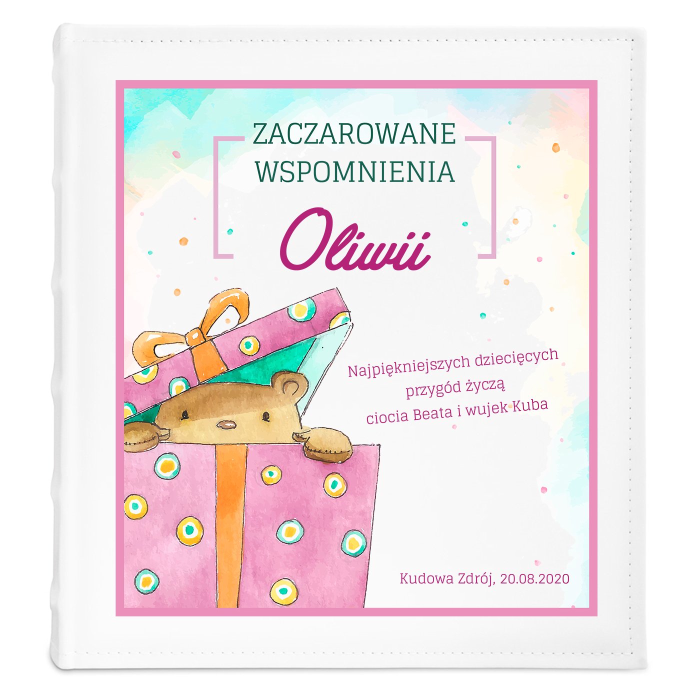 Album na zdjęcia z nadrukiem dla dziewczynki