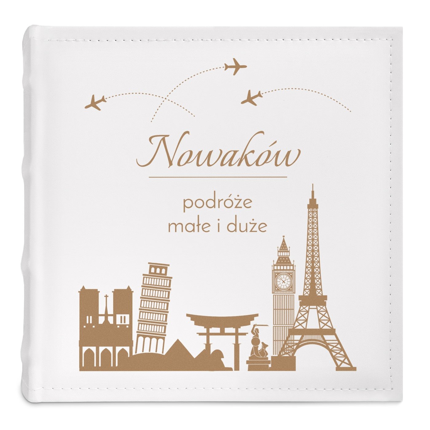 Album na zdjęcia z nadrukiem dla pary na ślub rocznicę parapetówkę