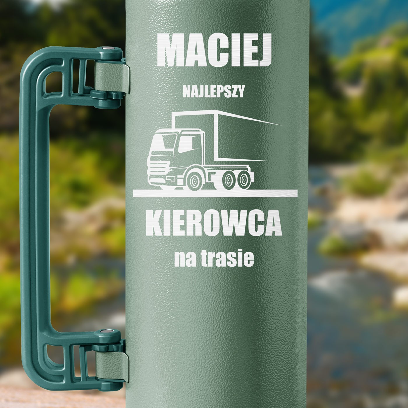 Termos z grawerem dla kierowcy na imieniny