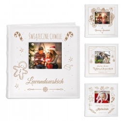 Grawerowany Okienko Album Na Święta