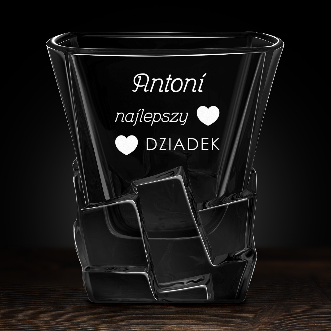 Szklanka do whisky z grawerem na Dzień Dziadka