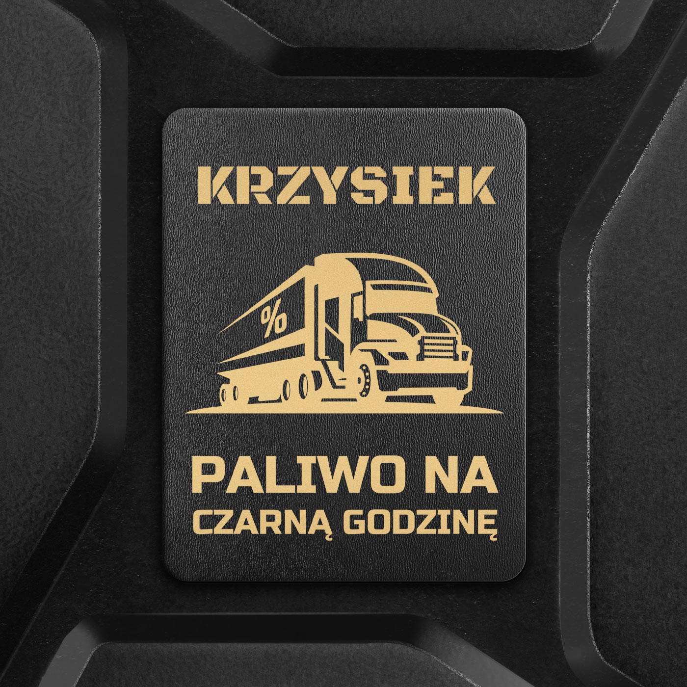 Kanister barek z wyposażeniem dla kierowcy na imieniny