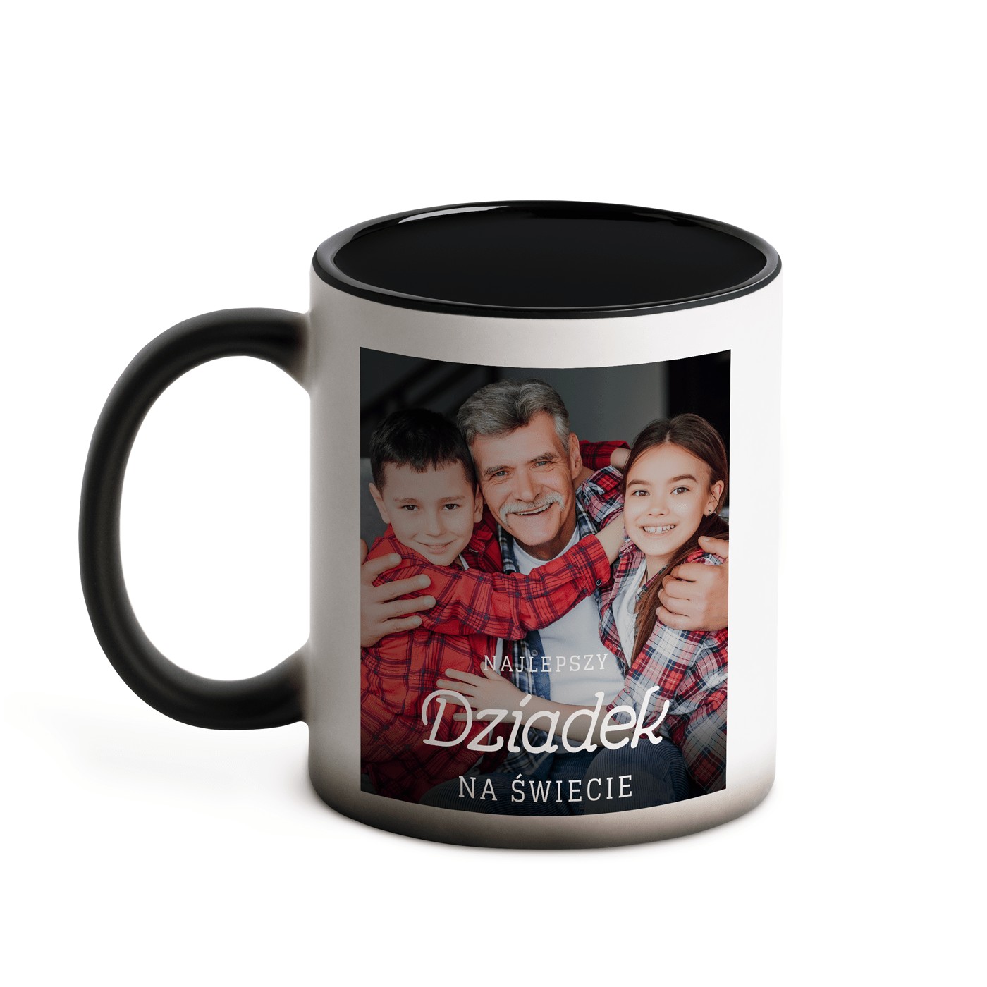 Magiczny kubek ze zdjęciem dla dziadka na urodziny