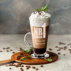 Szklanka do latte z grawerem dla babci