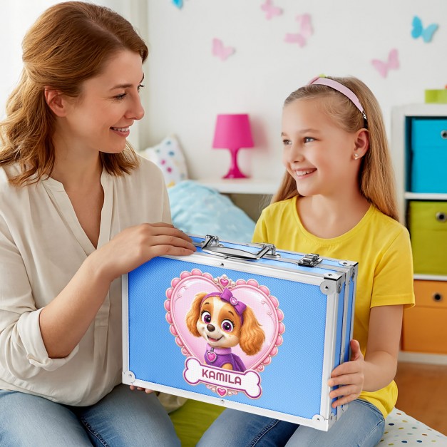 Zestaw artystyczny do malowania dla dziewczynki na dzień dziecka