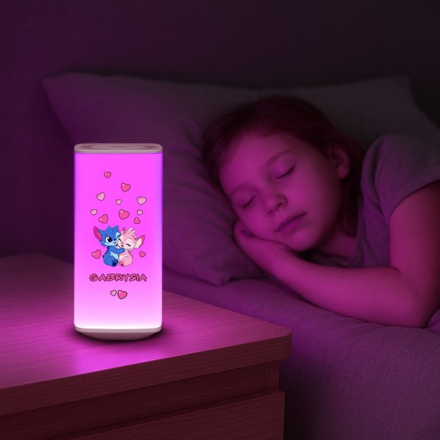 Lampka nocna LED z nadrukiem dla dziewczynki na 10 urodziny