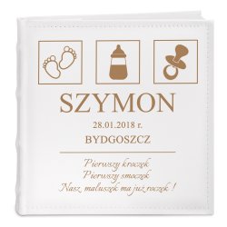 Album na zdjęcia z nadrukiem dla chłopca na roczek
