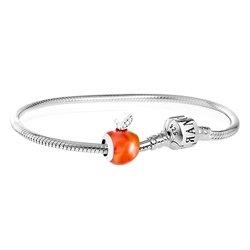 Charms Koralik Srebrny RAJSKIE JABŁKO