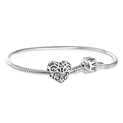Charms Koralik Srebrny DRZWI DO SERCA