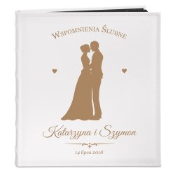 Album na zdjęcia z nadrukiem dla pary na ślub