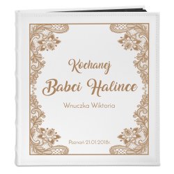 Album na zdjęcia z nadrukiem dla babci