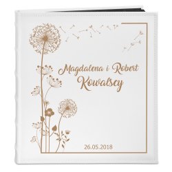 Album na zdjęcia z nadrukiem dla pary na ślub rocznicę parapetówkę