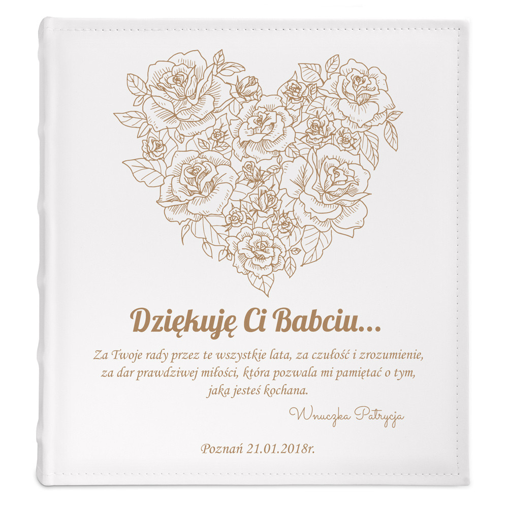 Album na zdjęcia z nadrukiem dla babci na Dzień Babci