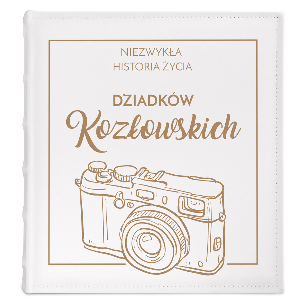 Album na zdjęcia z nadrukiem dla pary dziadków